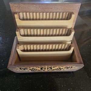Elegant Wooden Letter Organizer